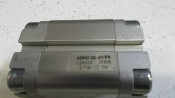 FESTO PNEUMATIC CYLINDER ADVU-25-20-PA *NEW NO BOX*