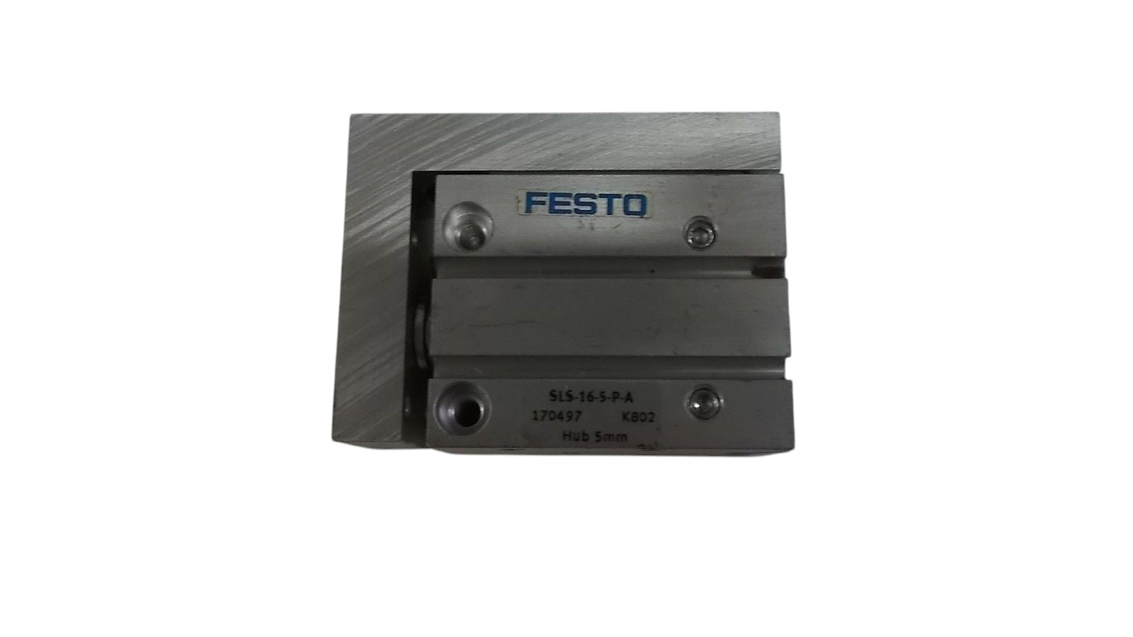 FESTO PNEUMATIC GUIDED CYLINDER SLS-16-5-P-A NSNP