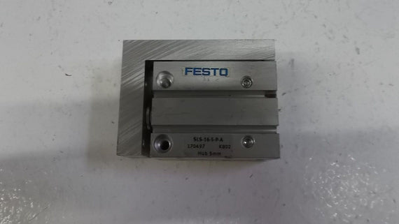 FESTO PNEUMATIC GUIDED CYLINDER SLS-16-5-P-A *NEW NO BOX*