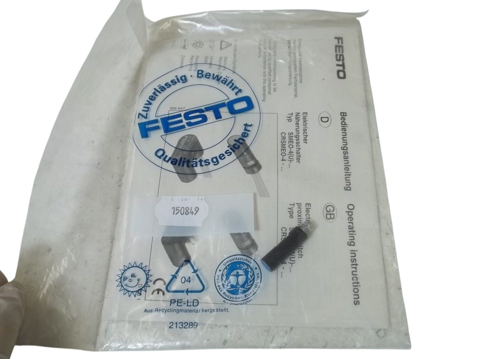 FESTO SME04-S-LED-24B PROXIMITY SWITCH NSMP