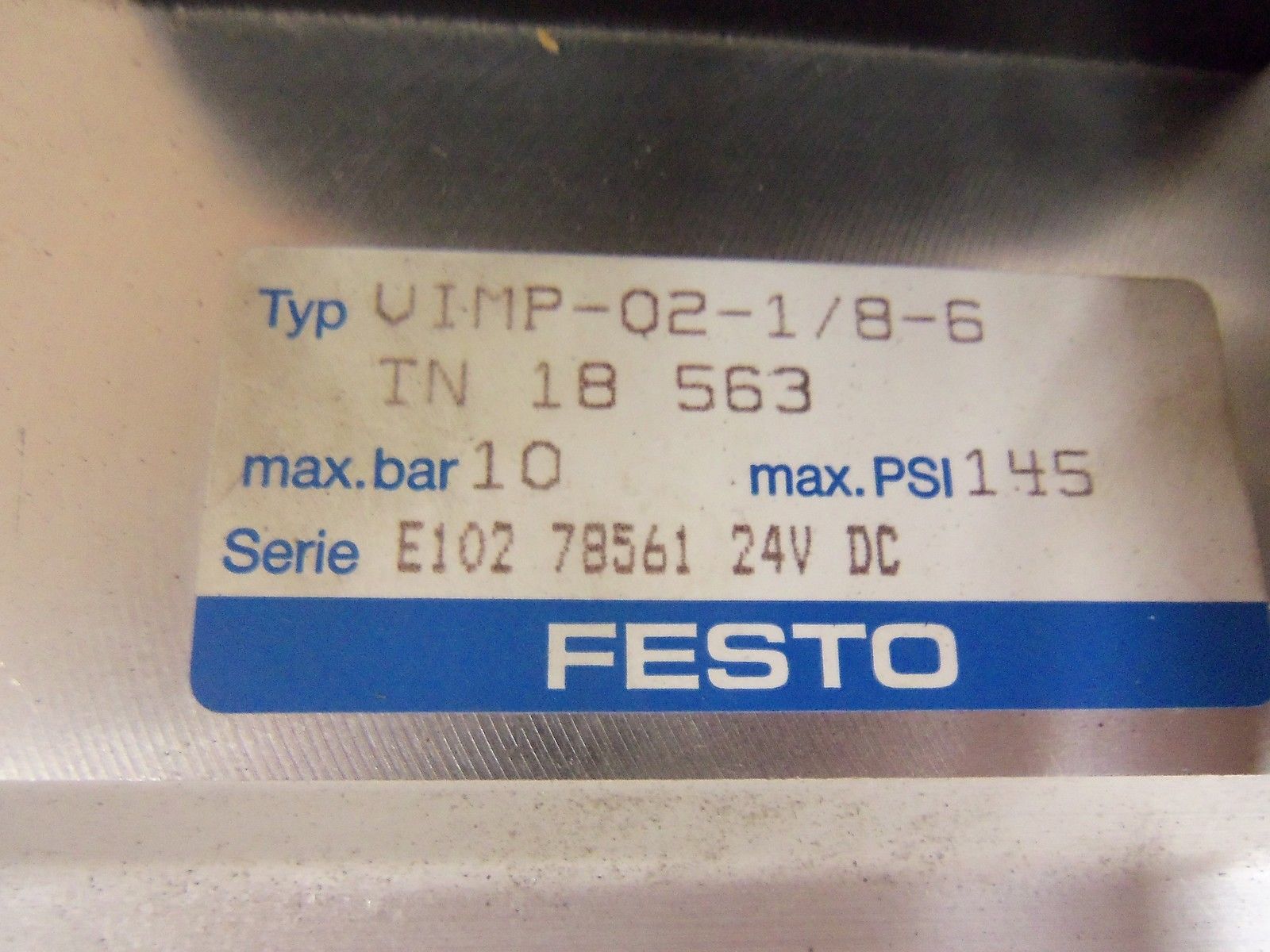 FESTO VIMP-02-1/8-6 MANIFOLD RAILS UNMP