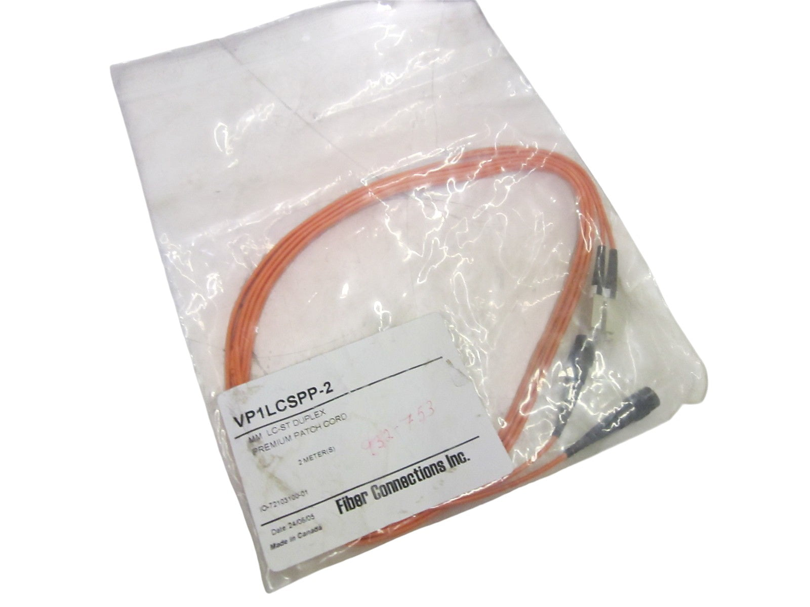 FIBER CONNECTIONS INC VP1LCSPP-2  DUPLEX CLIP 2METER CORD NSNP IN  FACTORY BAG