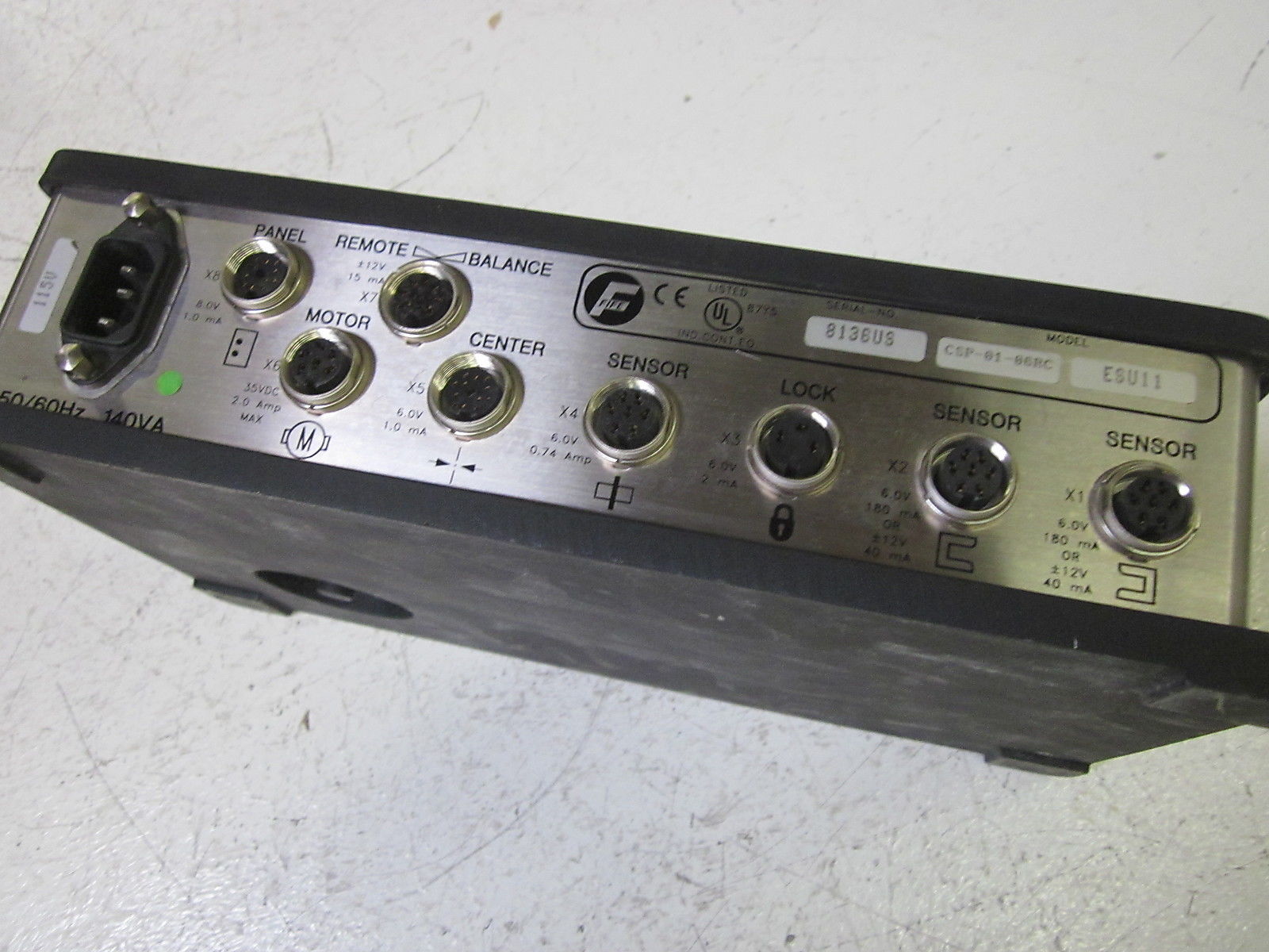 FIFE CSP-01-06RC PANEL REMOTE BALANCE UNMP