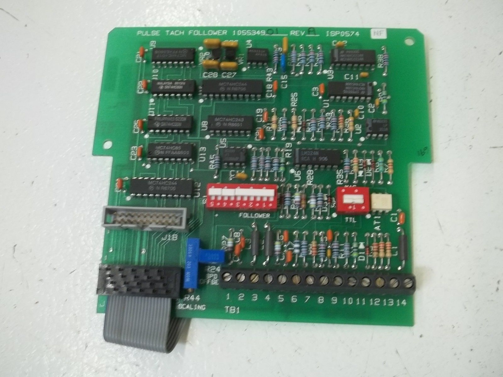 FINCOR 105534901 REV.A PULSE TACH FOLLOWER CARD UNMP