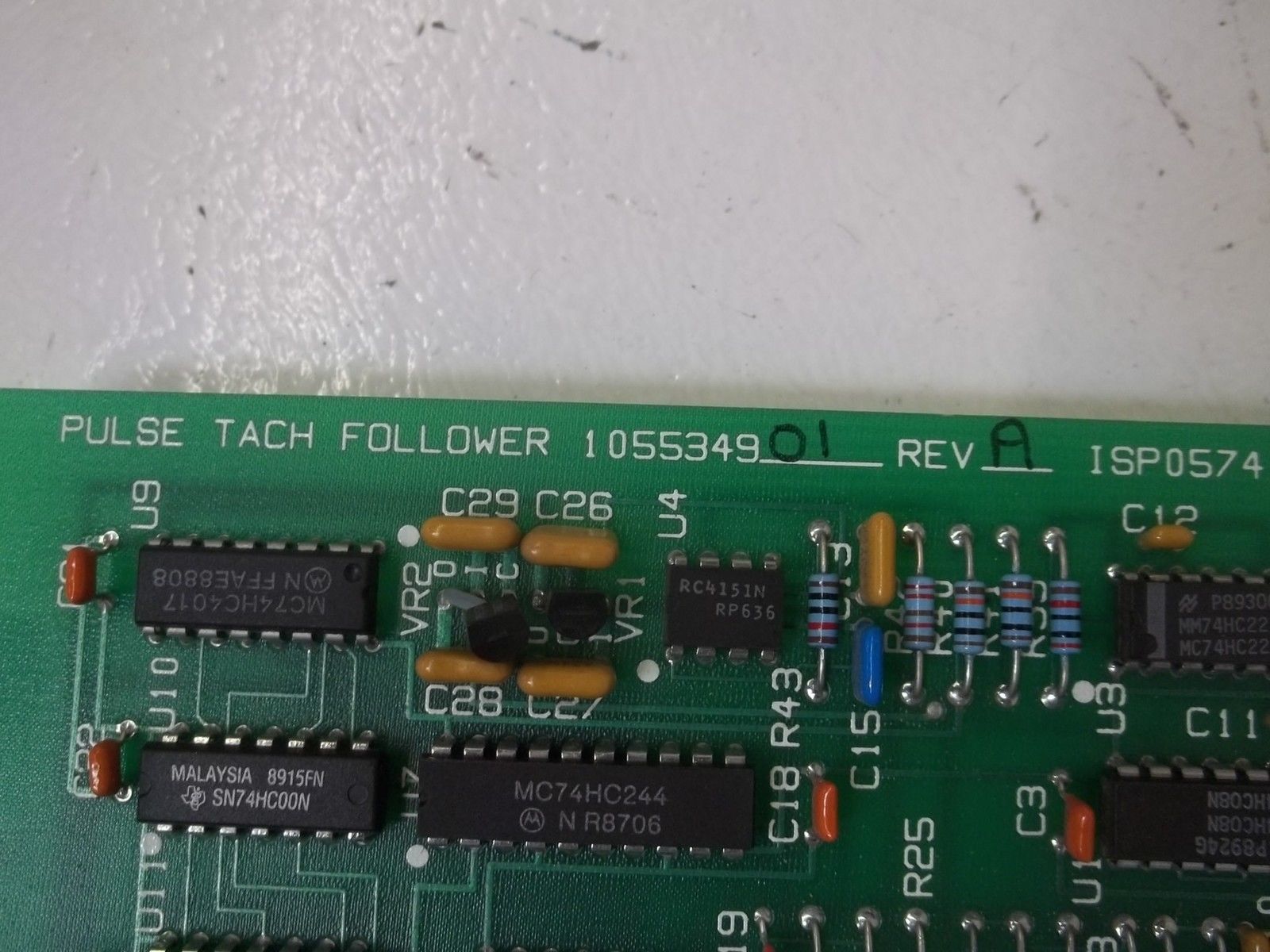 FINCOR 105534901 REV.A PULSE TACH FOLLOWER CARD UNMP