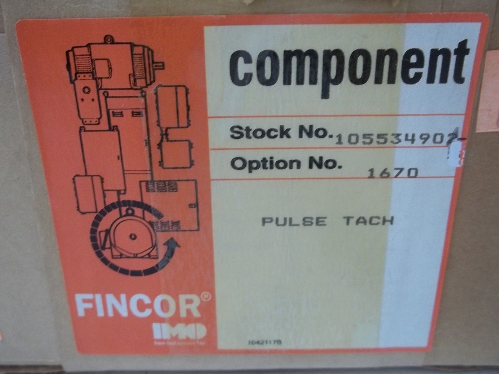 FINCOR 105534901 REV.A PULSE TACH FOLLOWER CARD UNMP