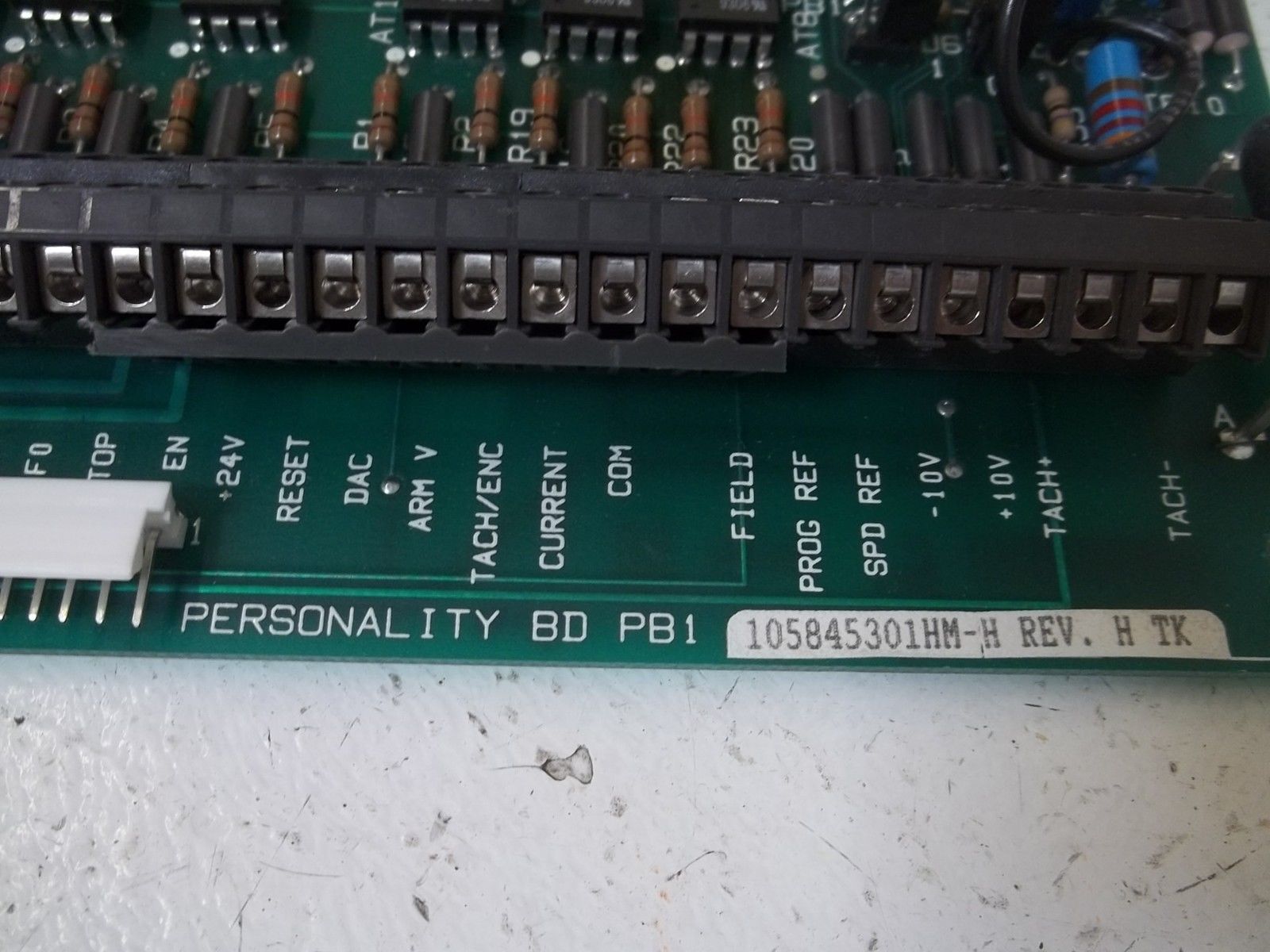 FINCOR 105845301HM REV.H  PERSONALITY BOARD PB1 UNMP