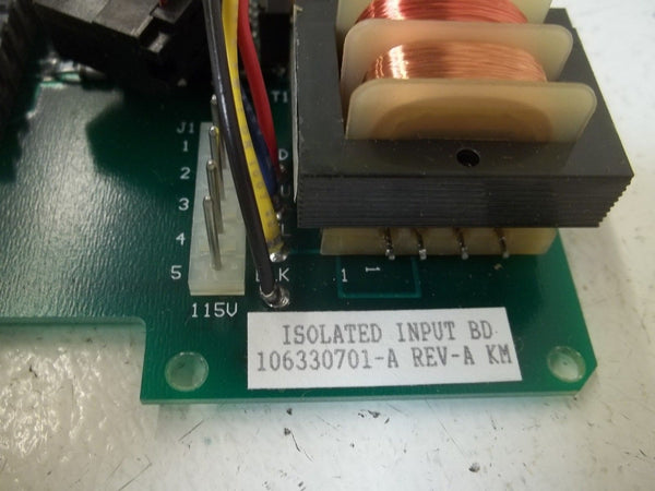 FINCOR 106330701 REV.A  ISOLATED INPUT BOARD UNMP