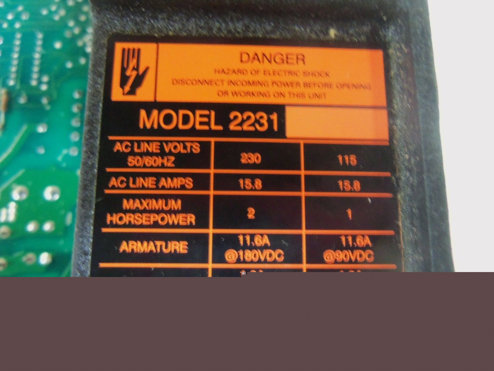 FINCOR 106353101 MOTOR CONTROL UNMP