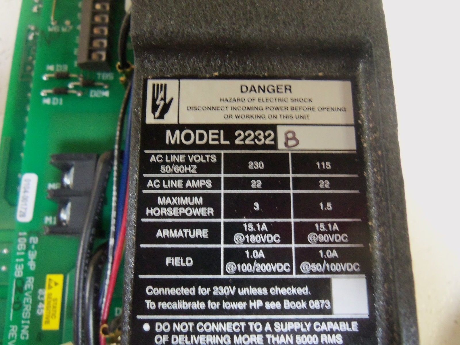 FINCOR 106353102-A MOTOR CONTROL NSMP