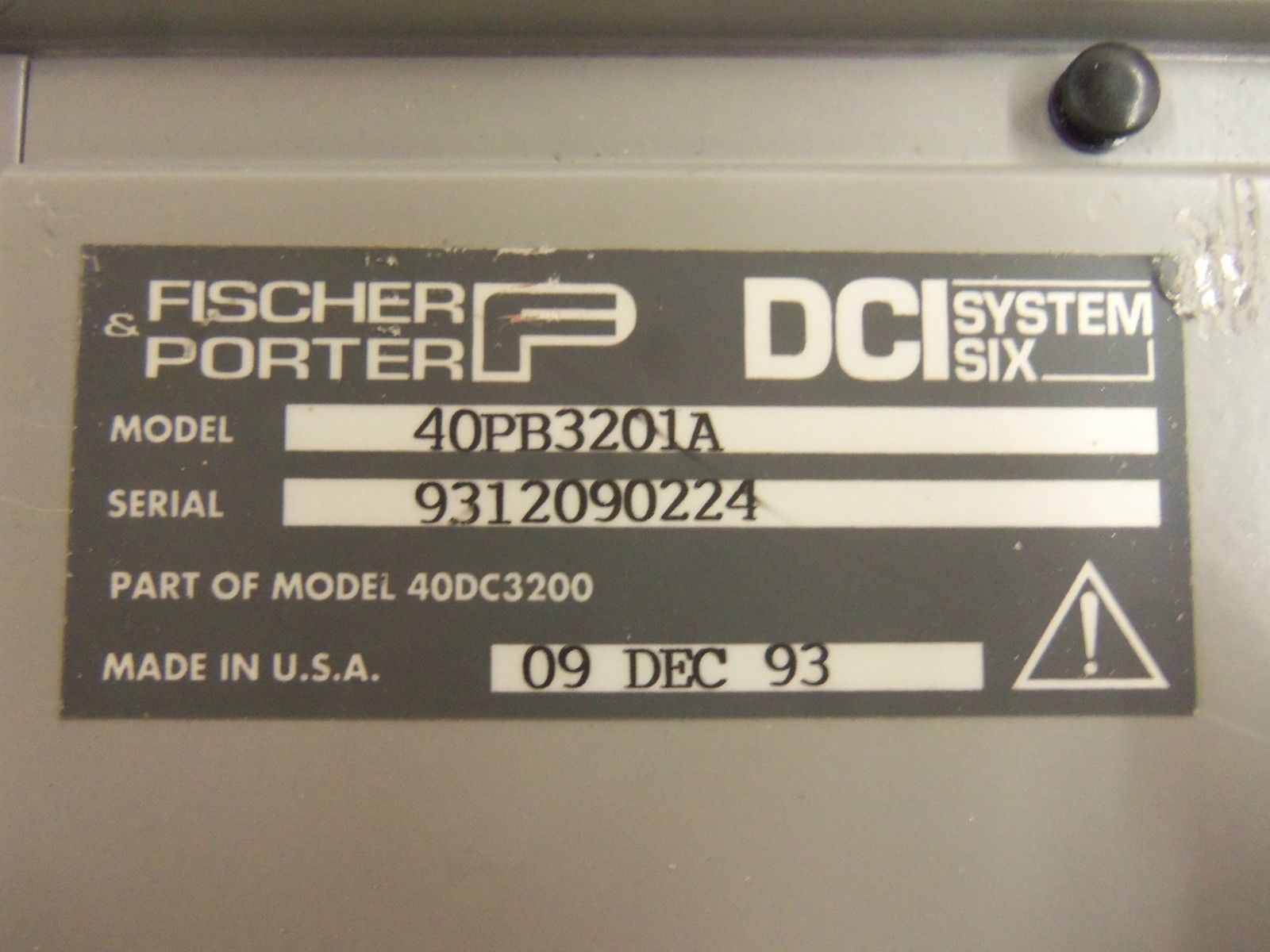 FISCHER & PORTER 40PB3201A LOOP MODULE UNMP
