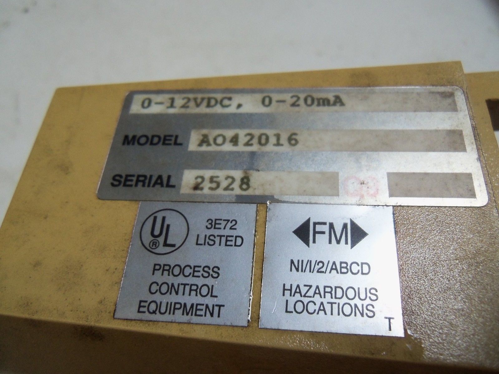 FISCHER PORTER AO-420-16 UNMP