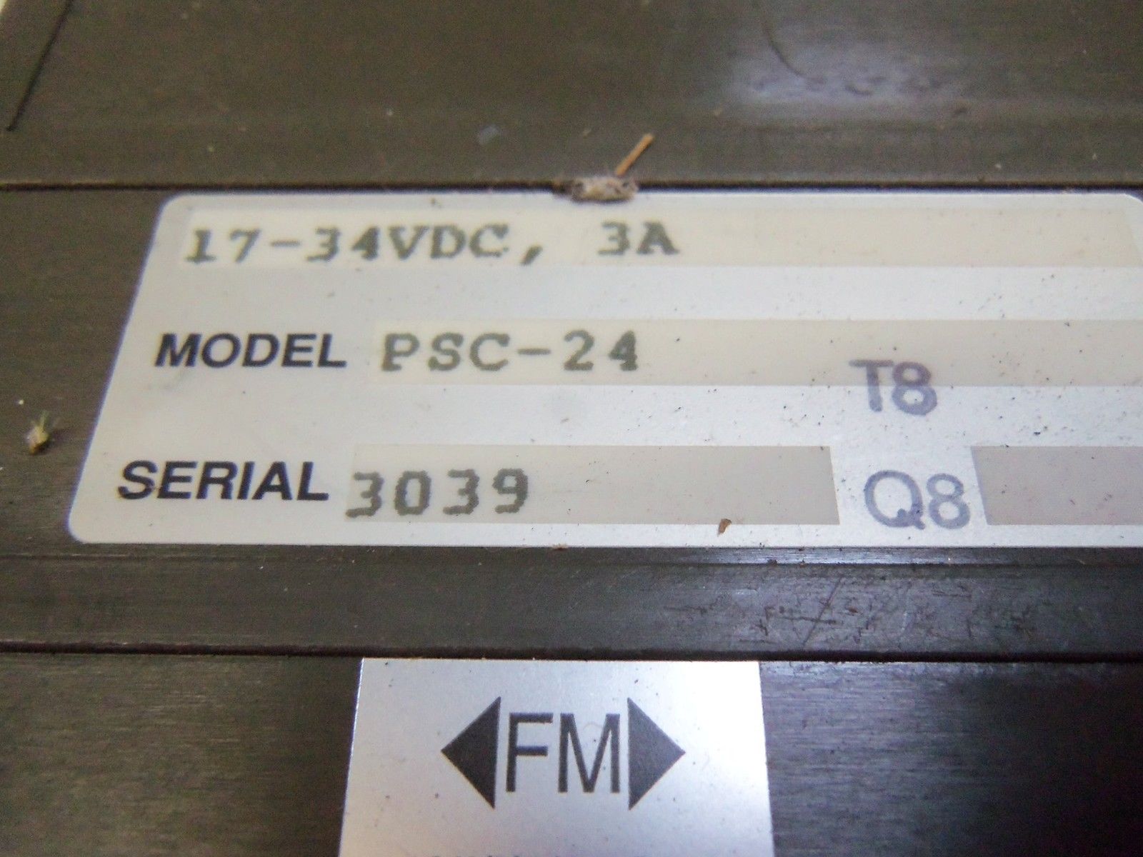FISCHER PORTER PSC-24 POWER SUPPLY ADAPTER UNMP