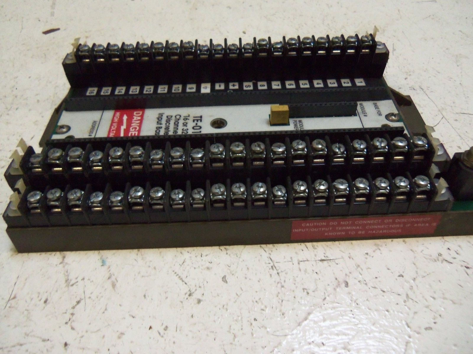 FISCHER PORTER TE01 INPUT BASE UNMP