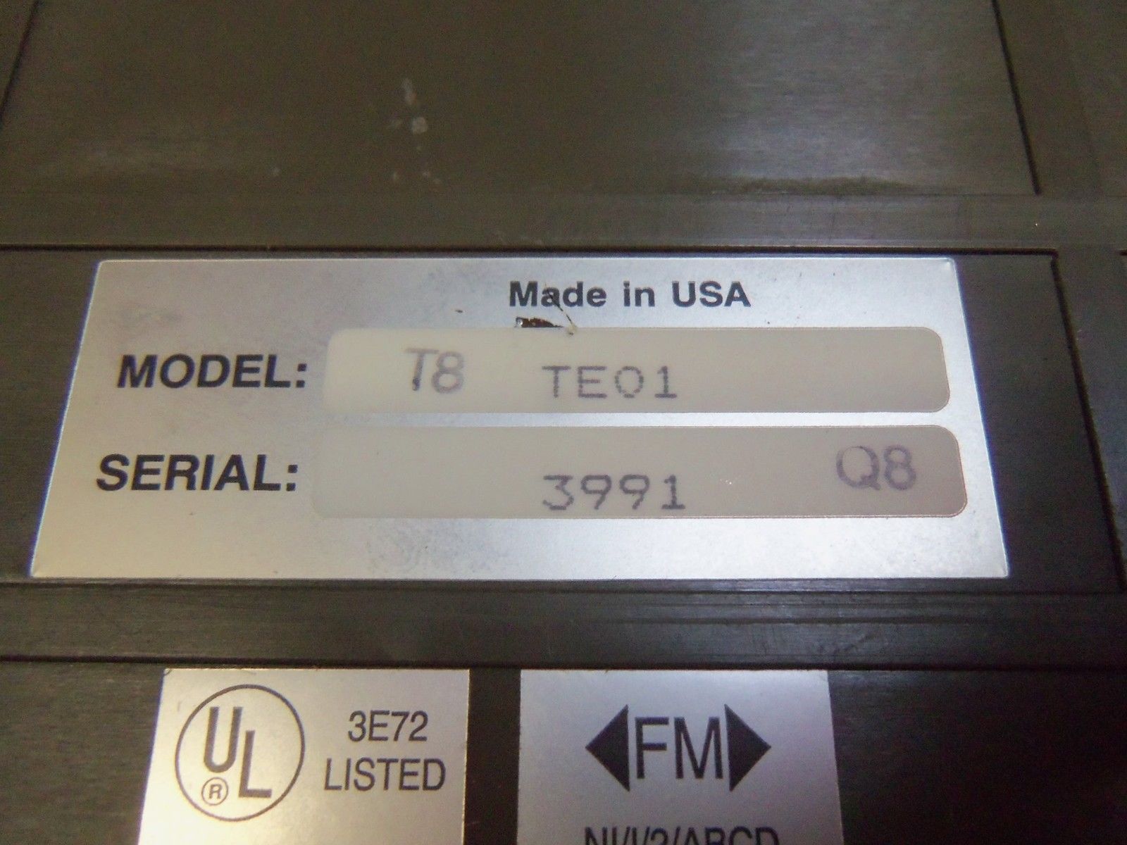 FISCHER PORTER TE01 INPUT BASE UNMP