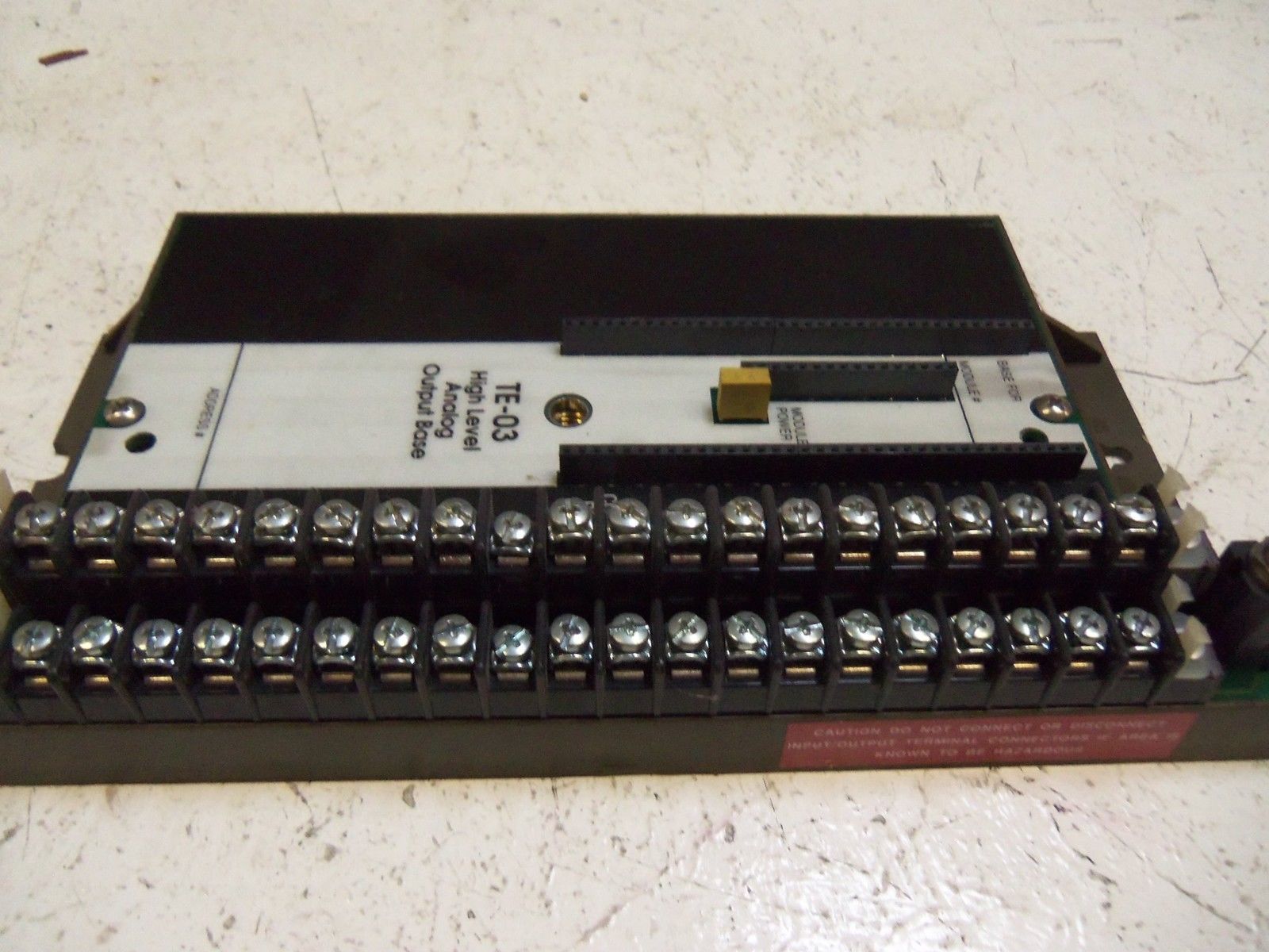 FISCHER PORTER TE03 ANALOG OUTPUT BASE UNMP