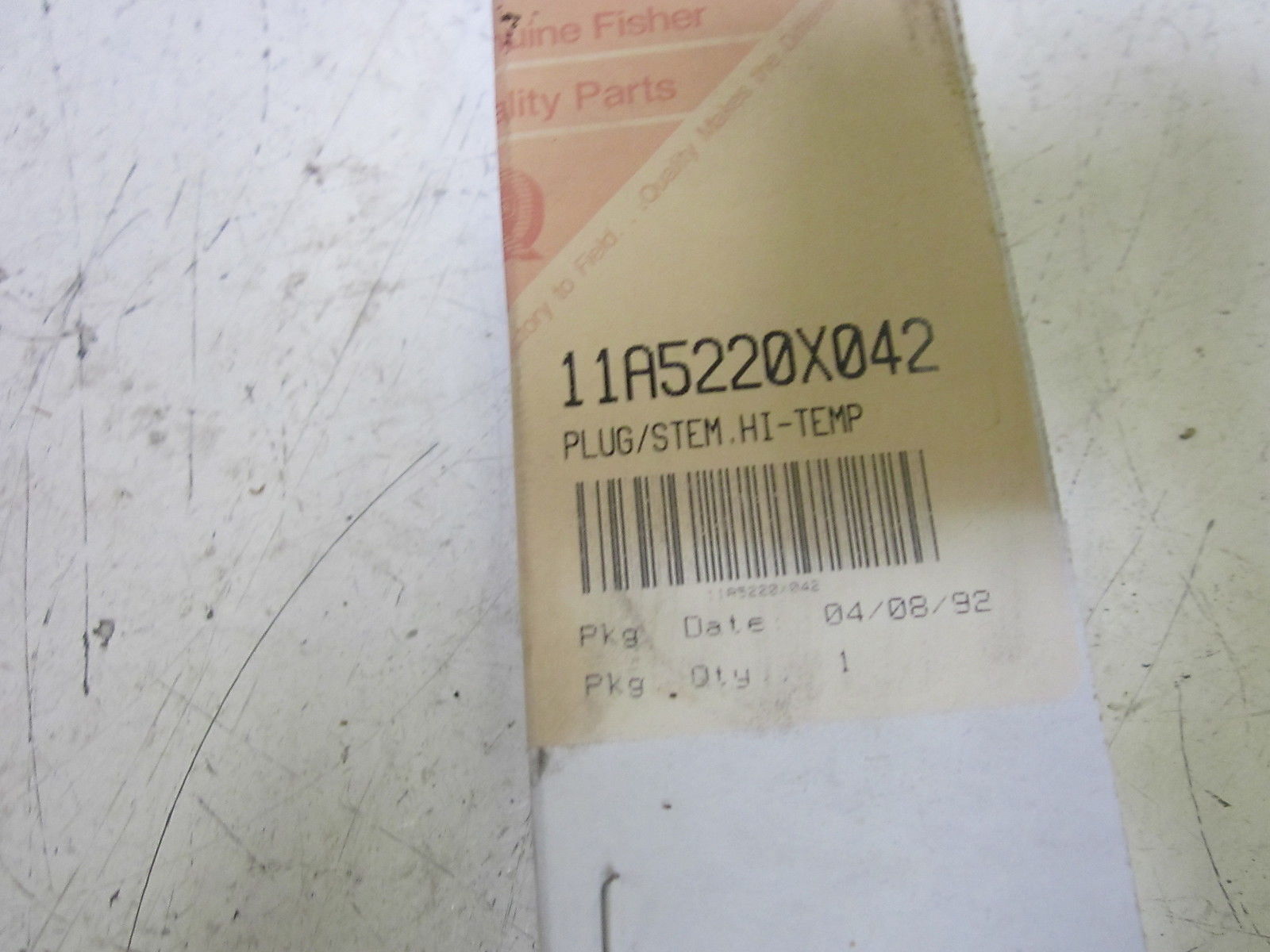 FISHER 11A5220X042 PLUG NSMP