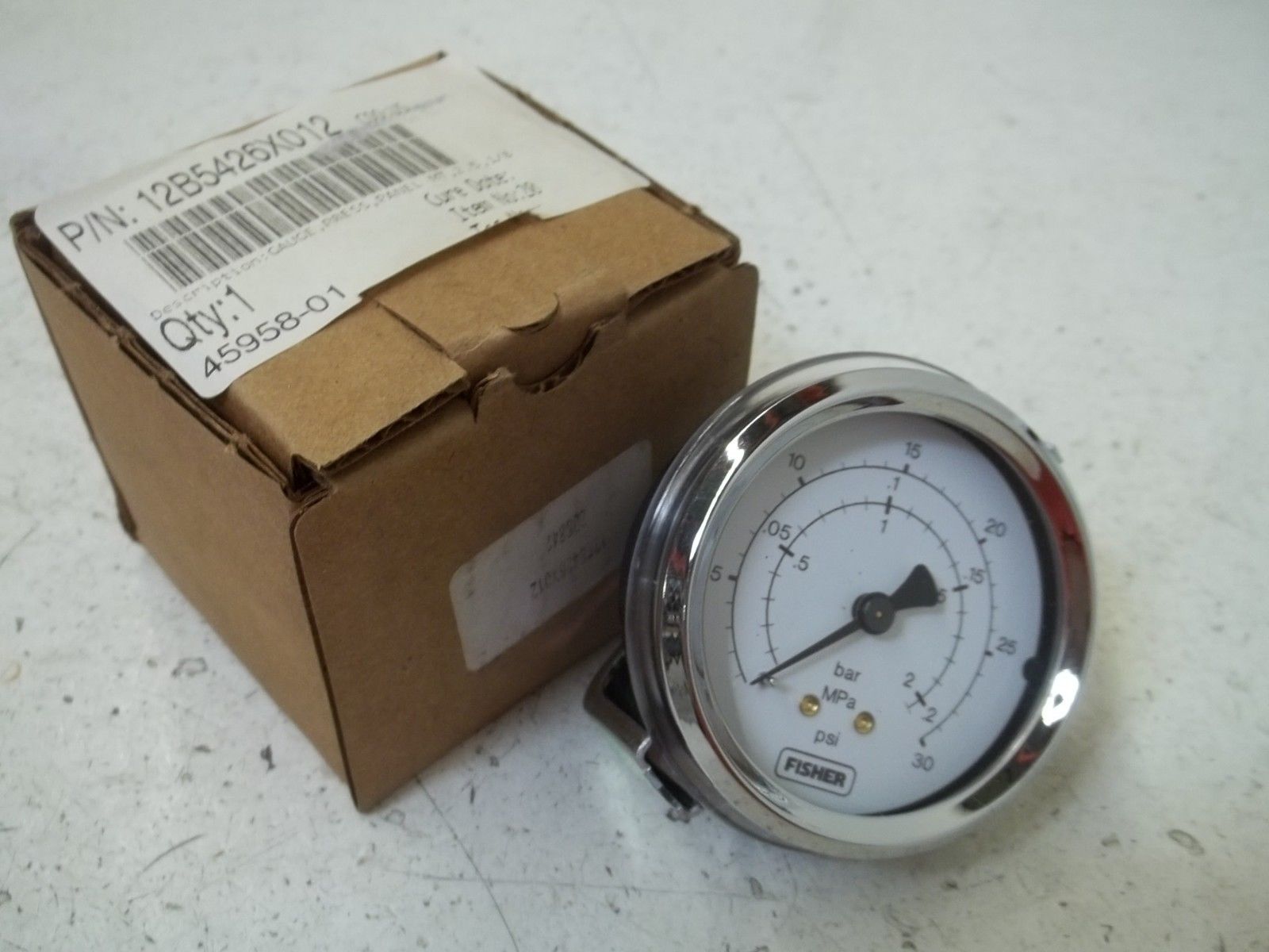 FISHER 12B5426X012 GAUGE 0-30 NSMP