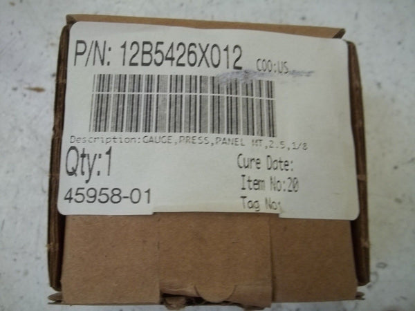 FISHER 12B5426X012 GAUGE 0-30 NSMP