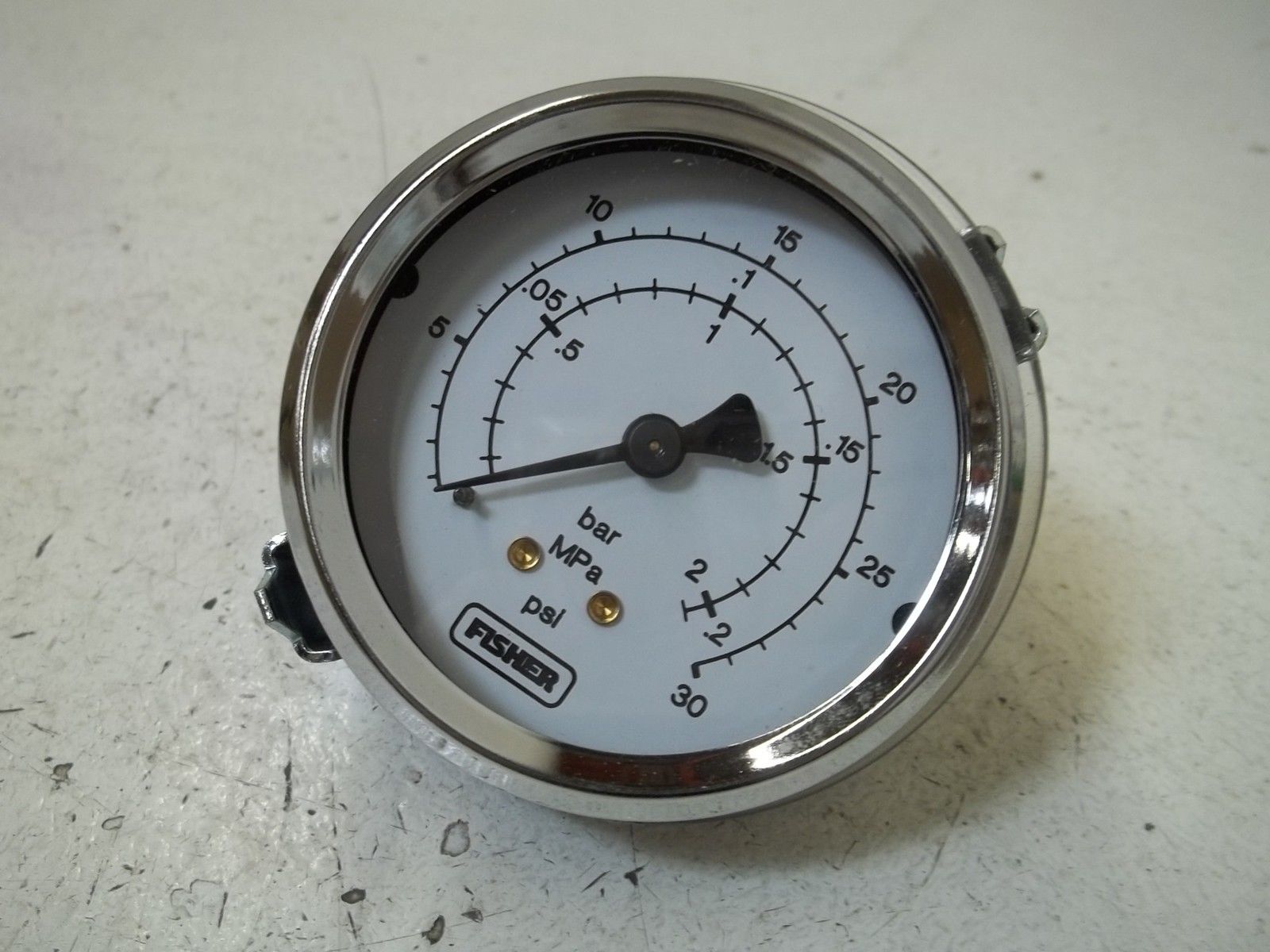 FISHER 12B5426X012 PRESSURE GAUGE 0-30PSI NSMP