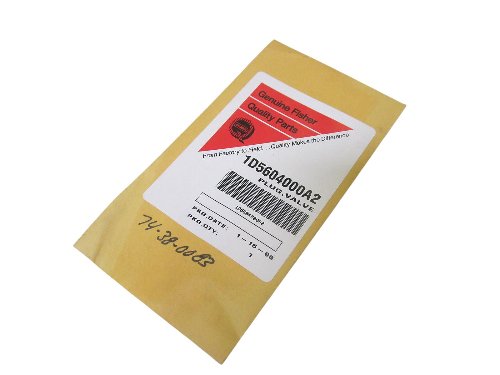 FISHER 1D5604000A2 PLUG NSMP