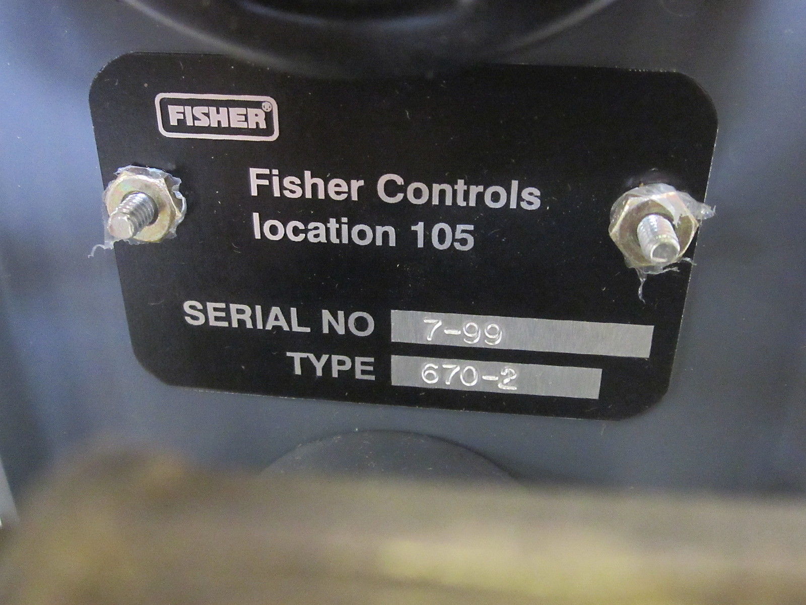 FISHER 670-2 CONTROLLER UNMP