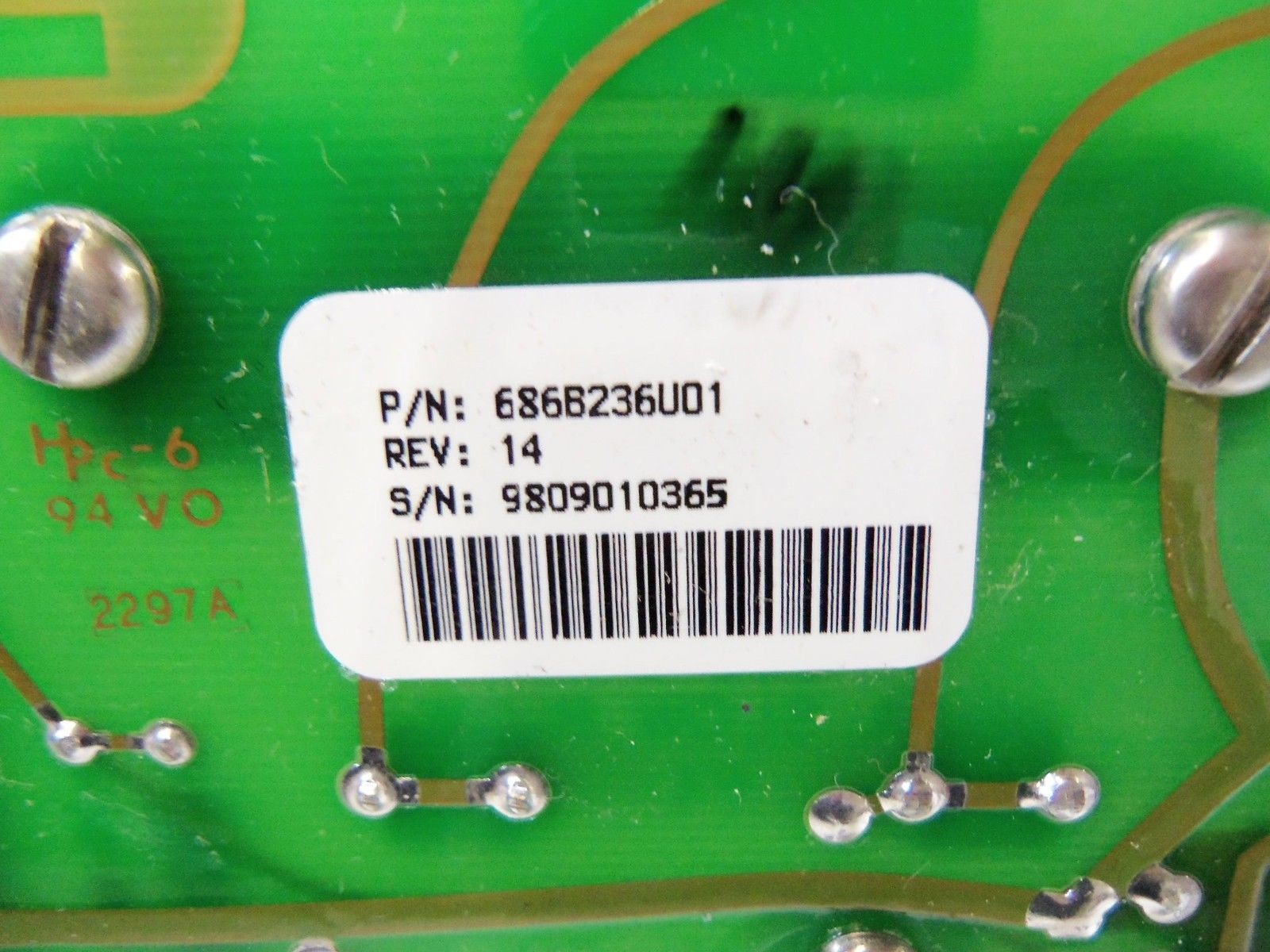 FISHER CHLORINE BOARD 686B236U01 *NEW NO BOX*