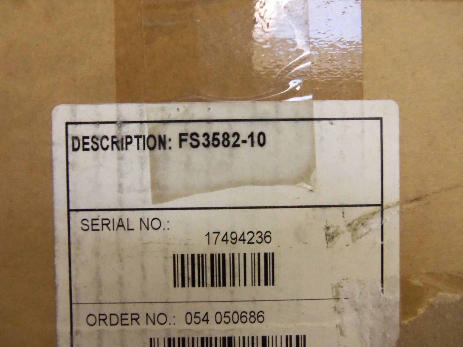 FISHER FS3582-10 VALVE POSITION *NEW IN BOX*