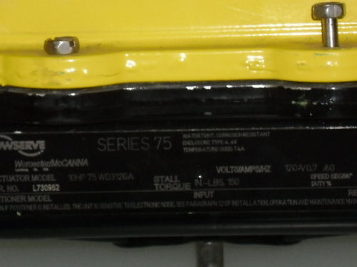 FLOWSERVE 10HP 75 WD3120A *USED*