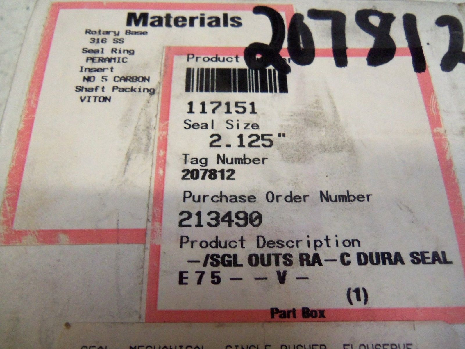 FLOWSERVE 117151 207812 NSMP