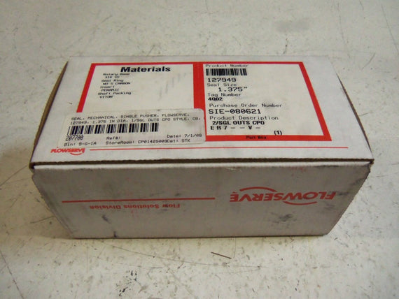 FLOWSERVE 127949 SEAL 4Q02 *NEW IN BOX*