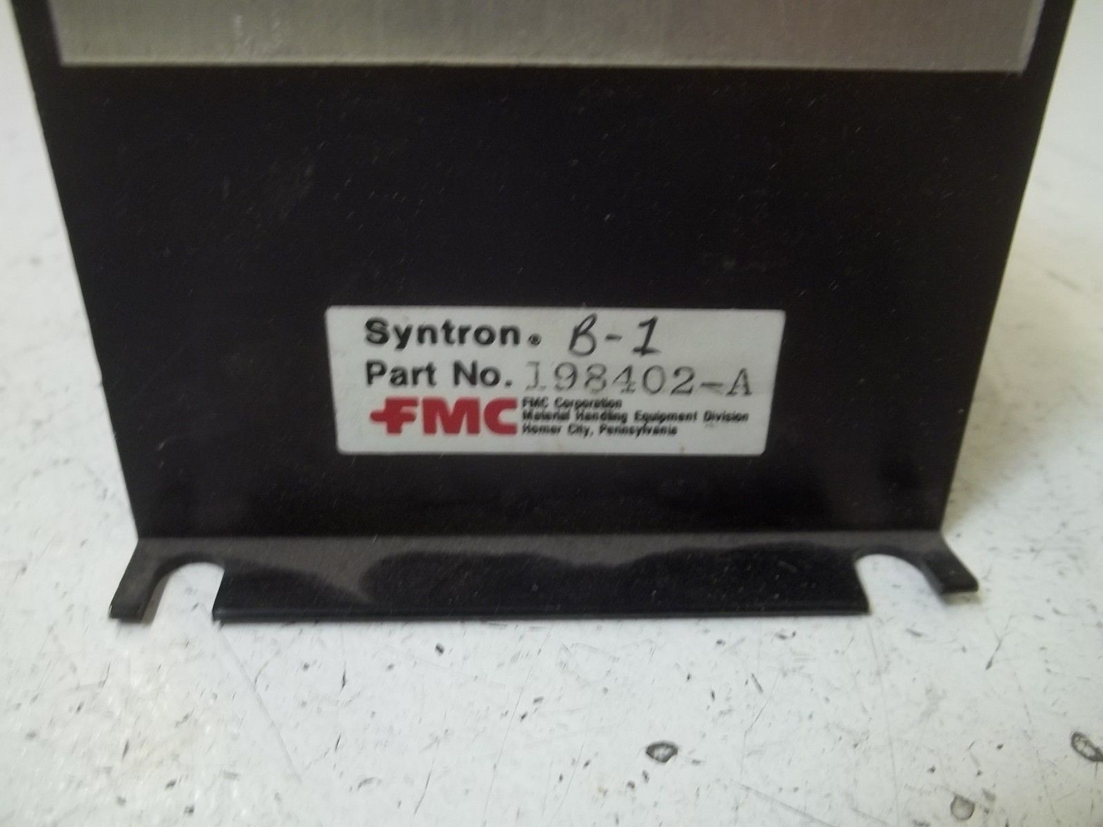 FMC CORP. 198402-A CONTROLLER UNMP