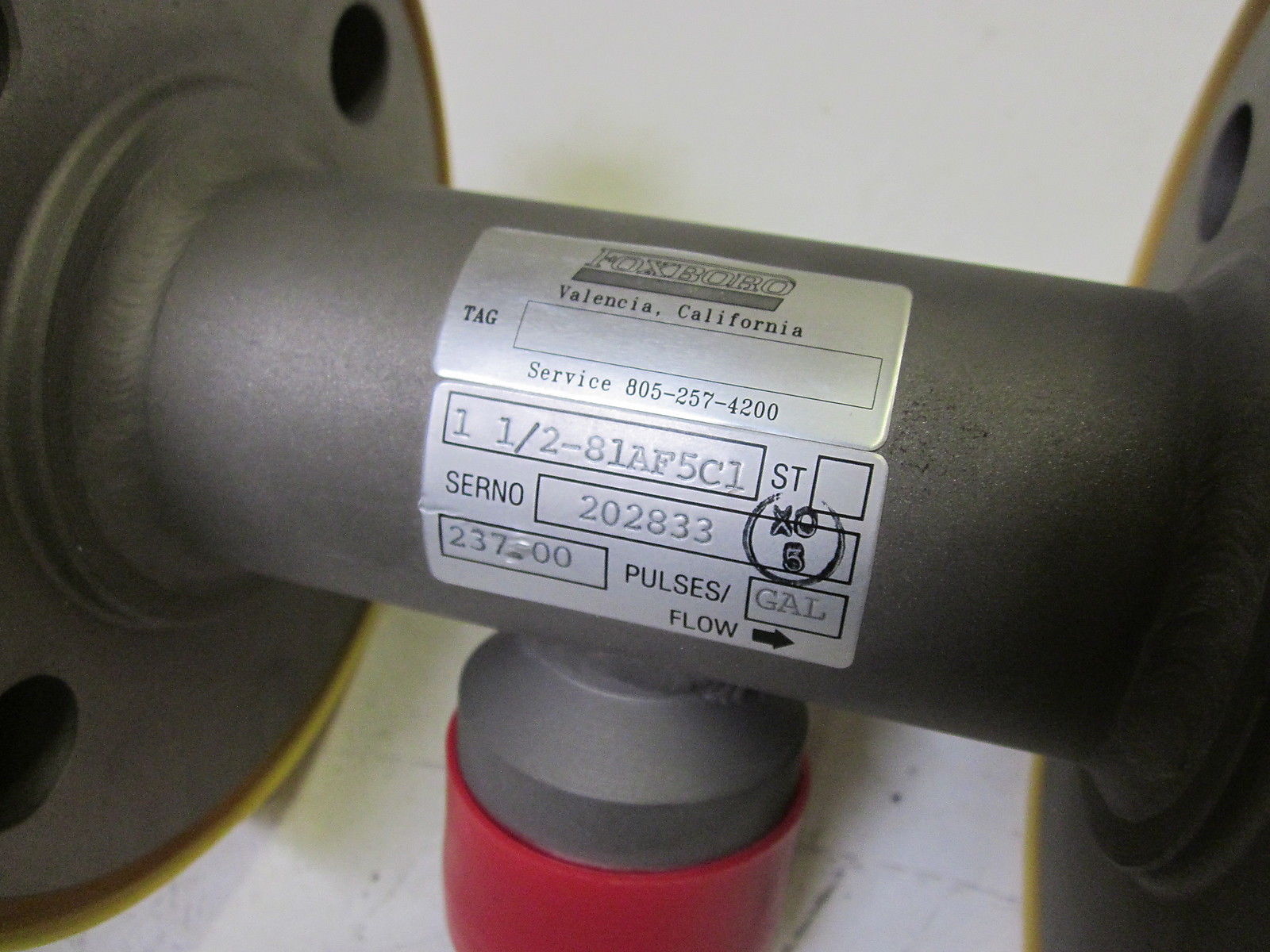 FOXBORO 1 1/2-81AF5C1 FLOW METER NSNP