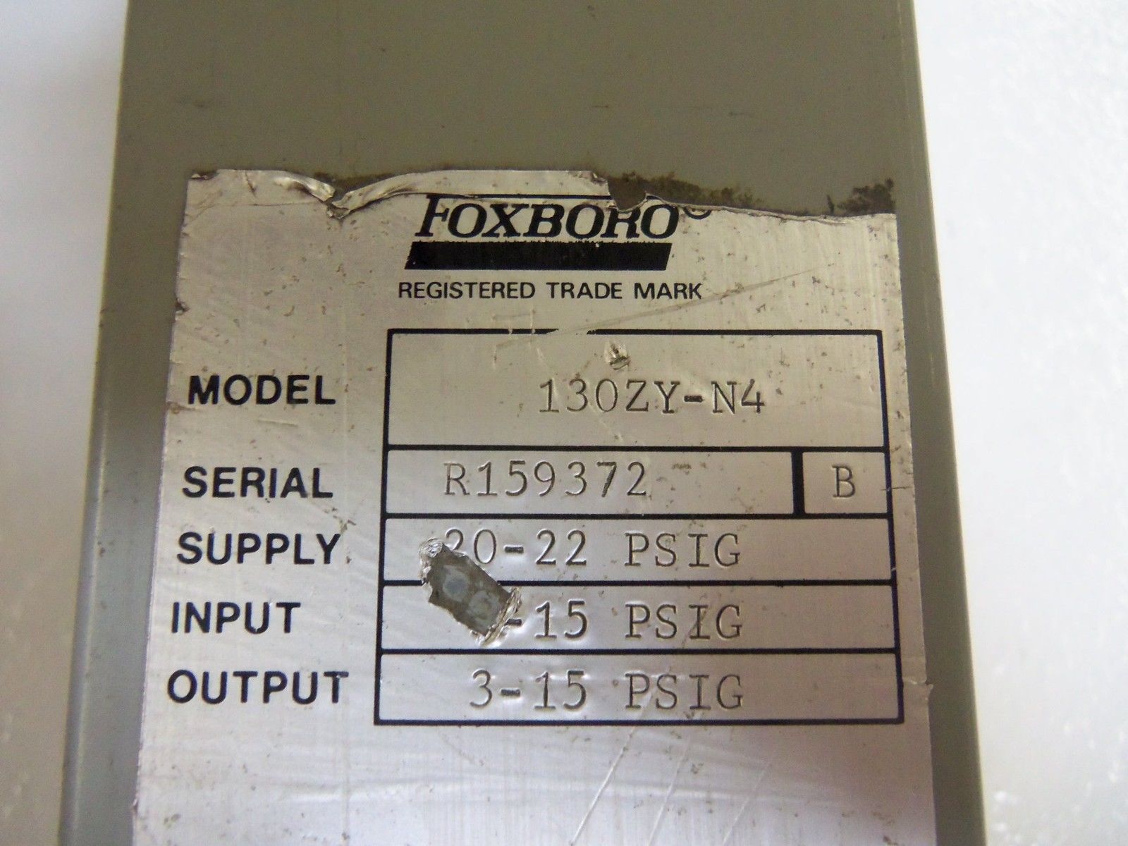 FOXBORO 130ZY-N4 CONTROLLER UNMP