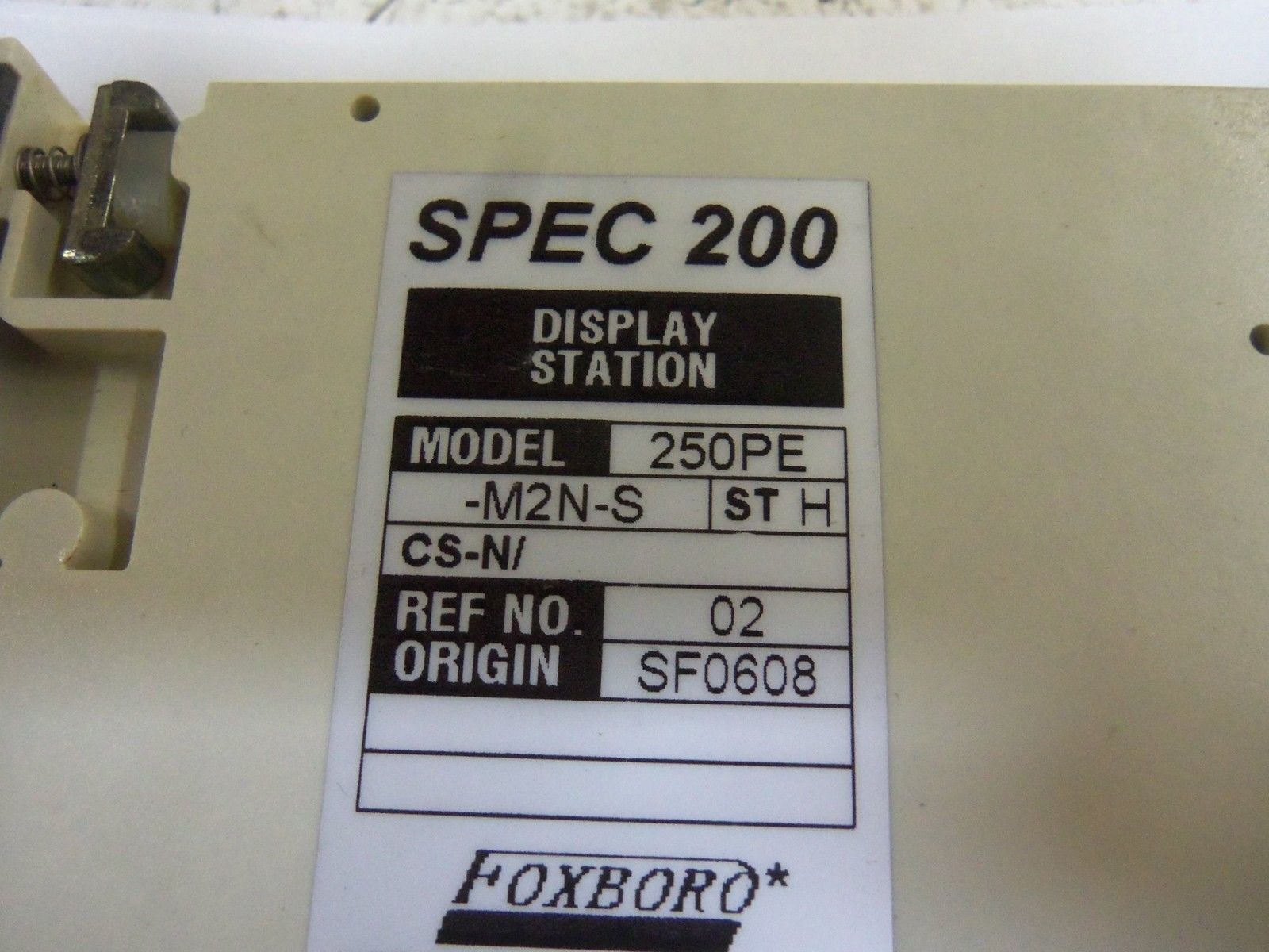 FOXBORO 250PE-M2N-S DISPLAY STATION UNMP