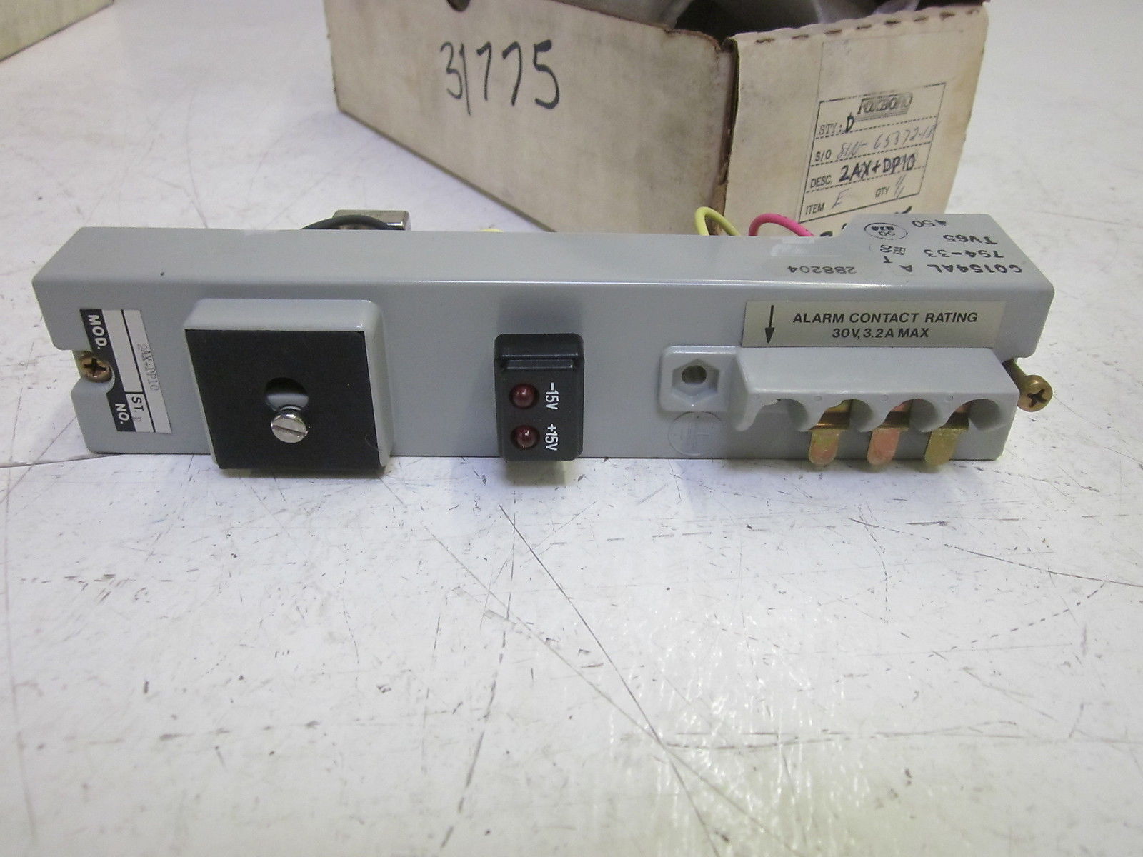 FOXBORO 2AX+DP10 POWER DISTRIBUTION MODULE  UNMP
