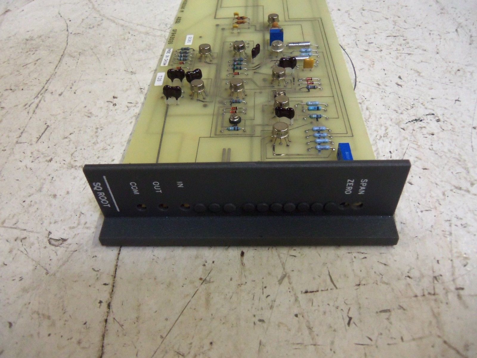 FOXBORO 2AX+SQE MODULE SQUARE ROOT EXTRACTOR UNMP