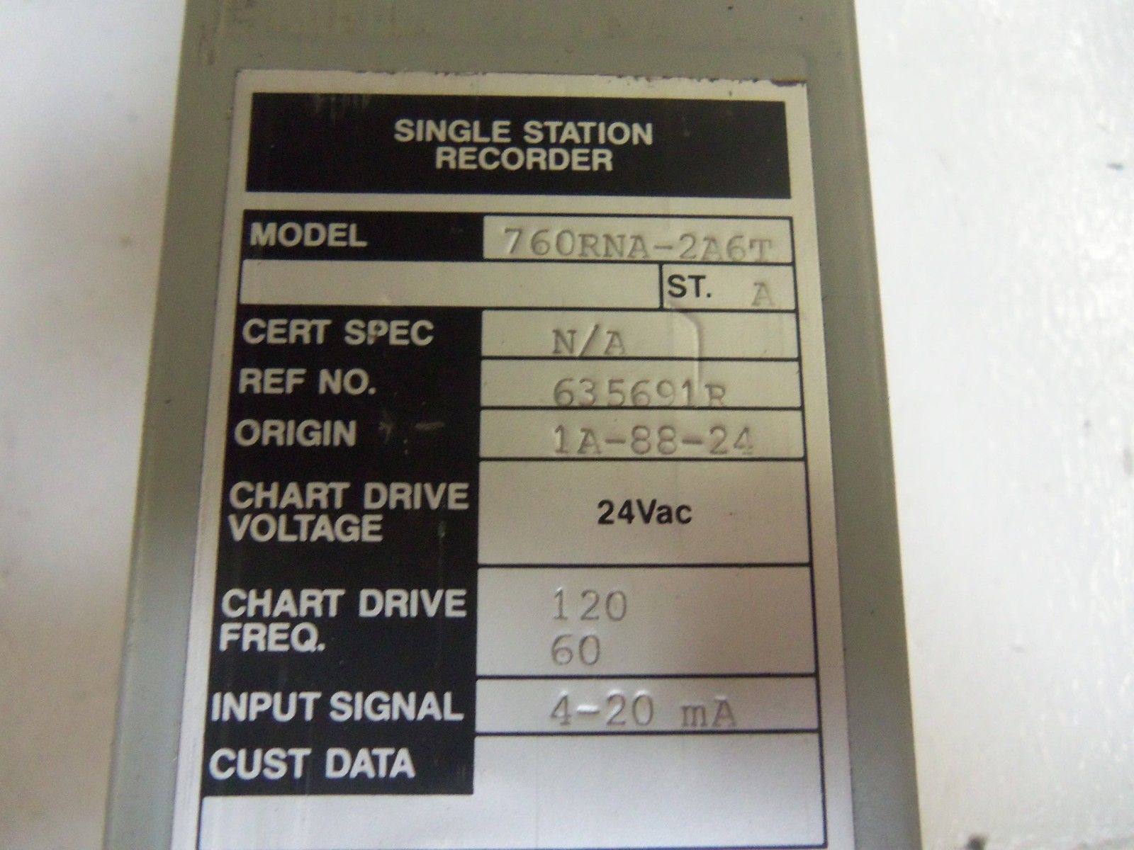 FOXBORO 760RNA-2A6T UNMP