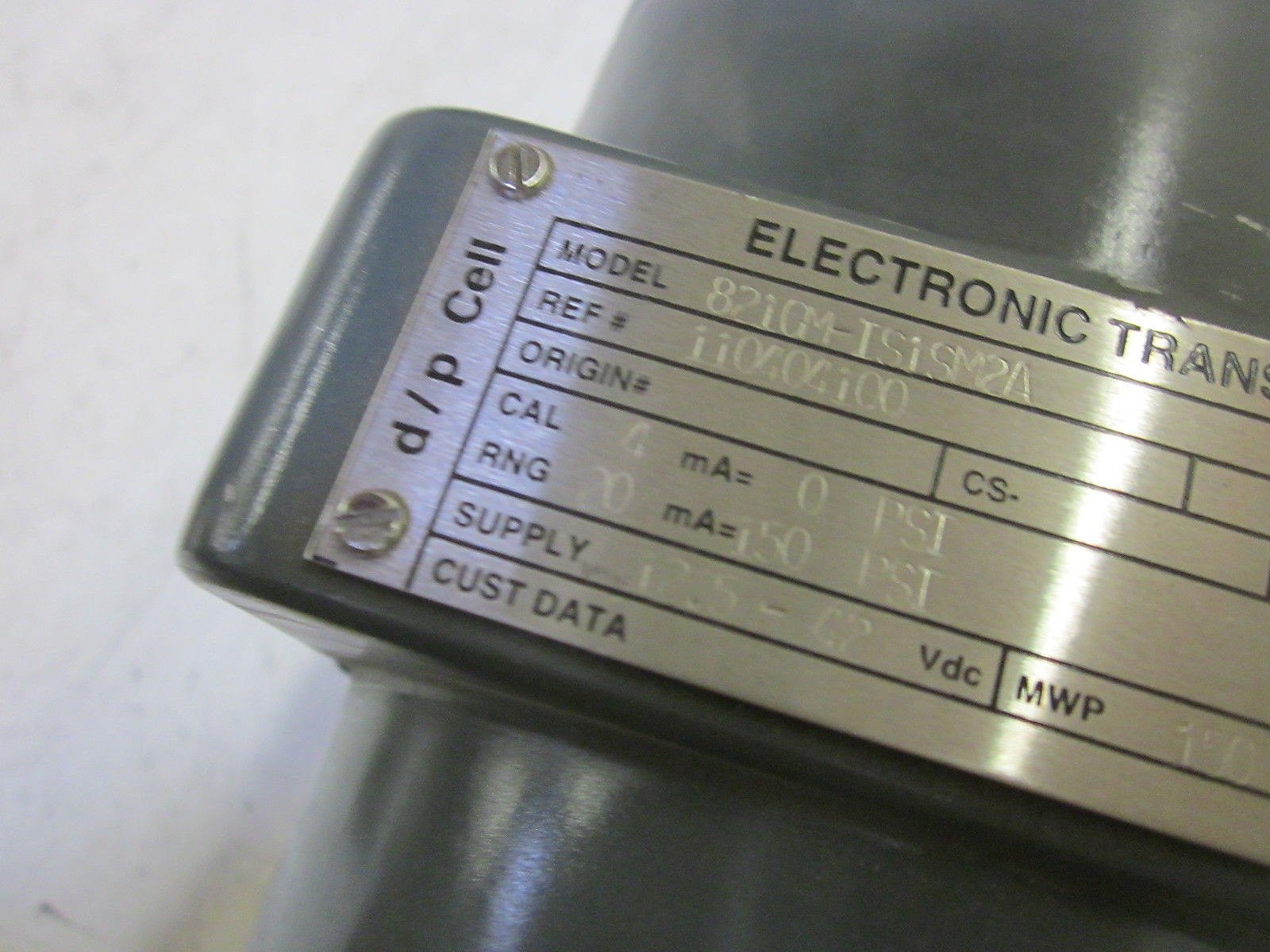FOXBORO 821CM-IS1SM2A DIFFERENTIAL PRESSURE TRANSMITTER 150PSI   UNMP