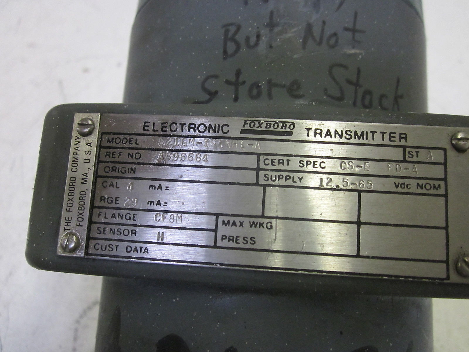 FOXBORO 821GM-1S1NH1-A TRANSMITTER UNMP
