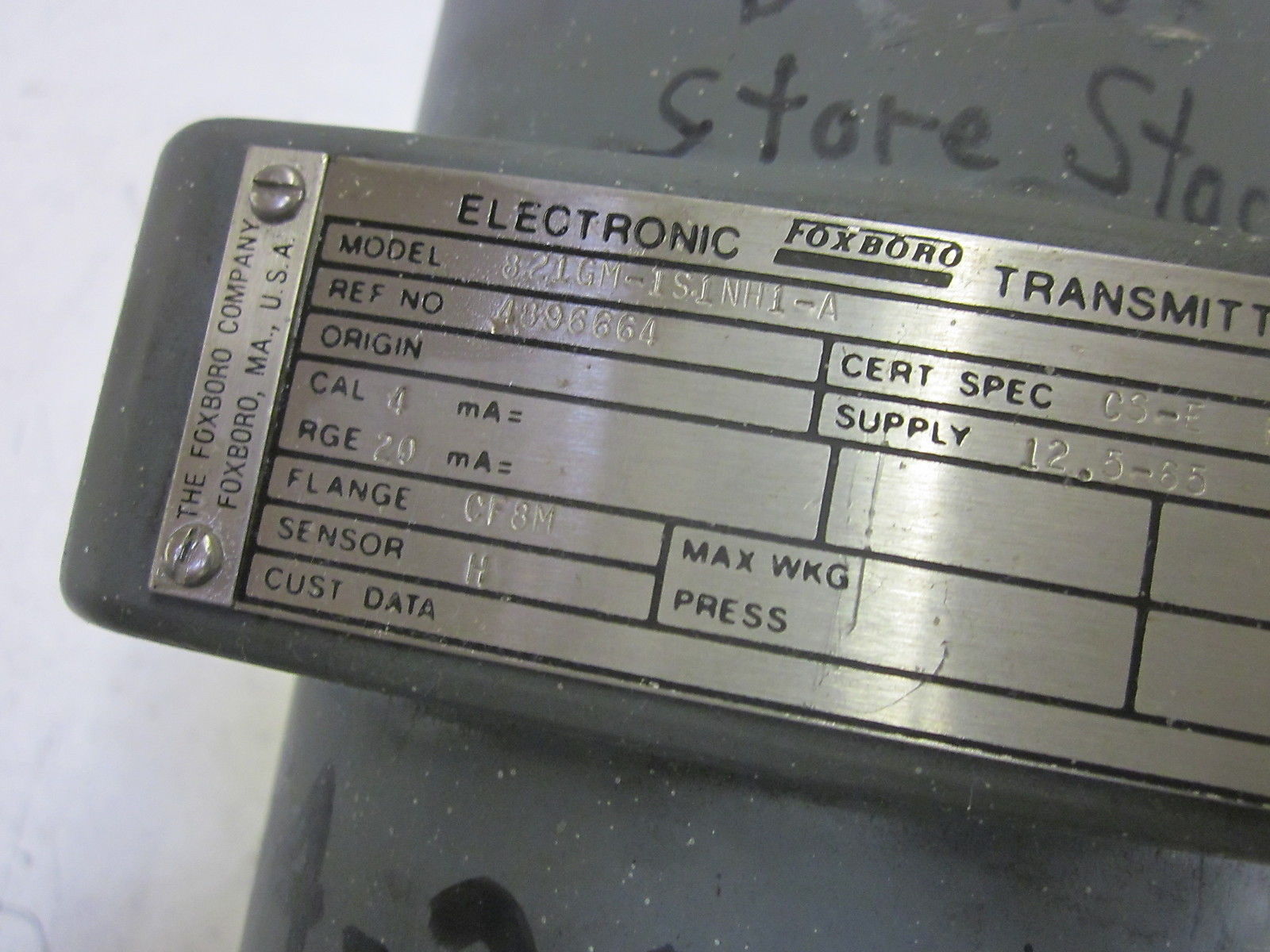 FOXBORO 821GM-1S1NH1-A TRANSMITTER UNMP