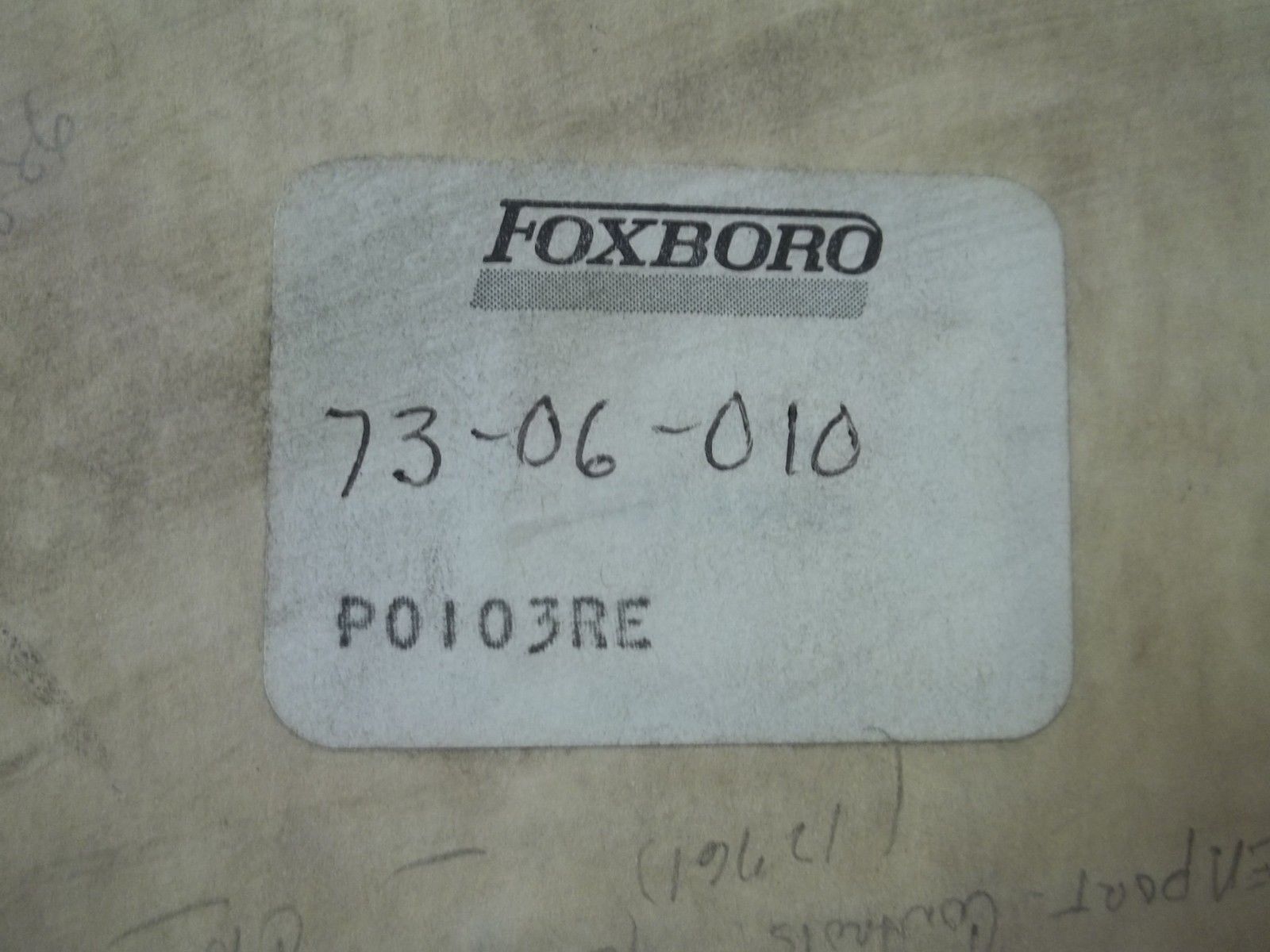 FOXBORO P0103RE GAUGE NSMP