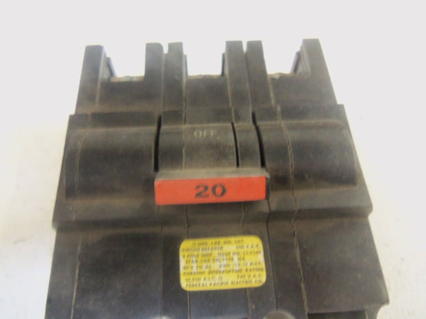 FPE 3P20 CIRCUIT BREAKER UNMP