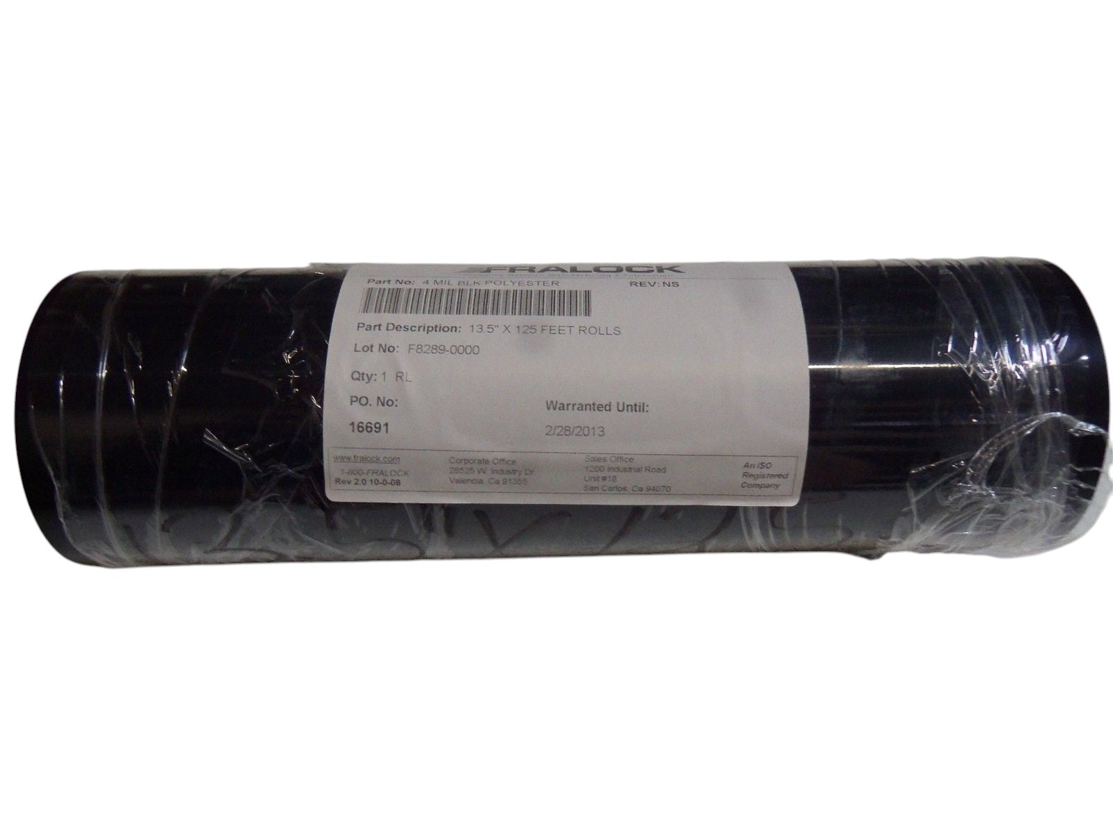 FRALACK 4-MIL-BLK NSNP