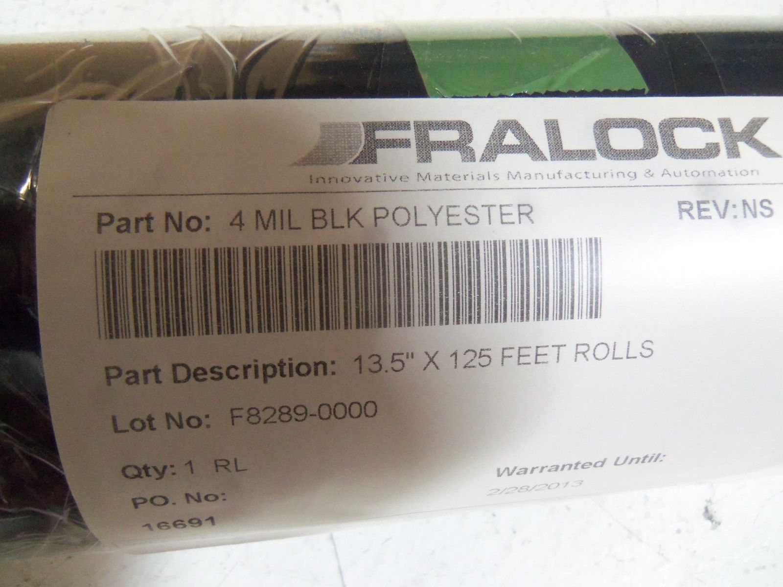 FRALACK 4-MIL-BLK NSNP