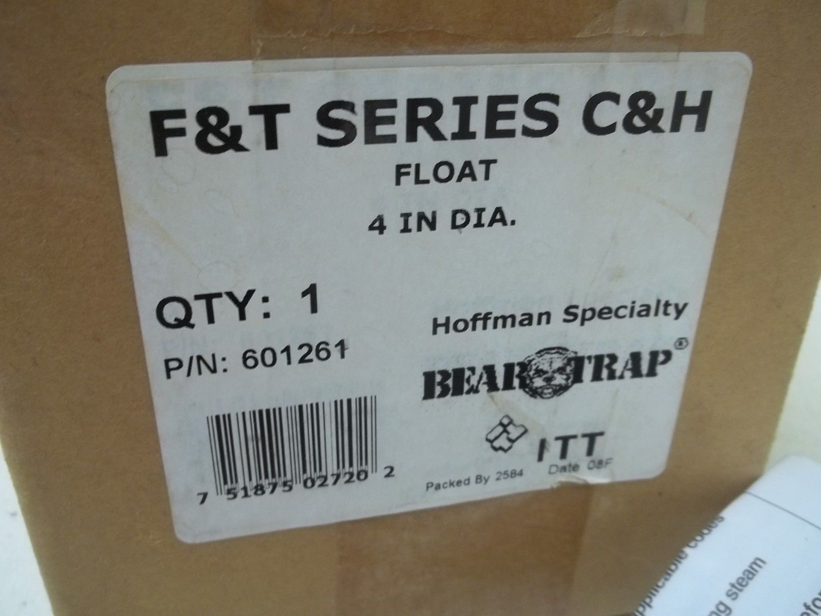 F & T SERIES C & H 601261 FLOAT 4IN DIAMETER NSMP