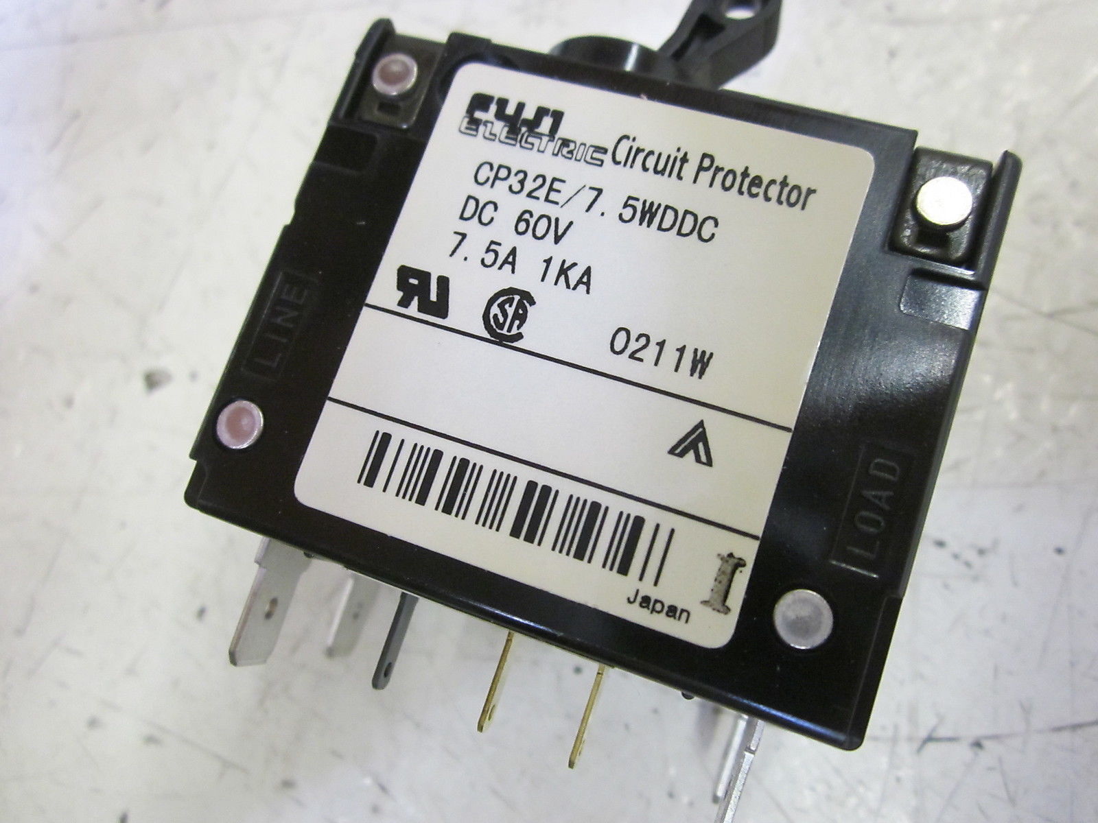 FUJI ELECTRIC CP32E/7.5WDDC CIRCUIT PROTECTOR NSMP