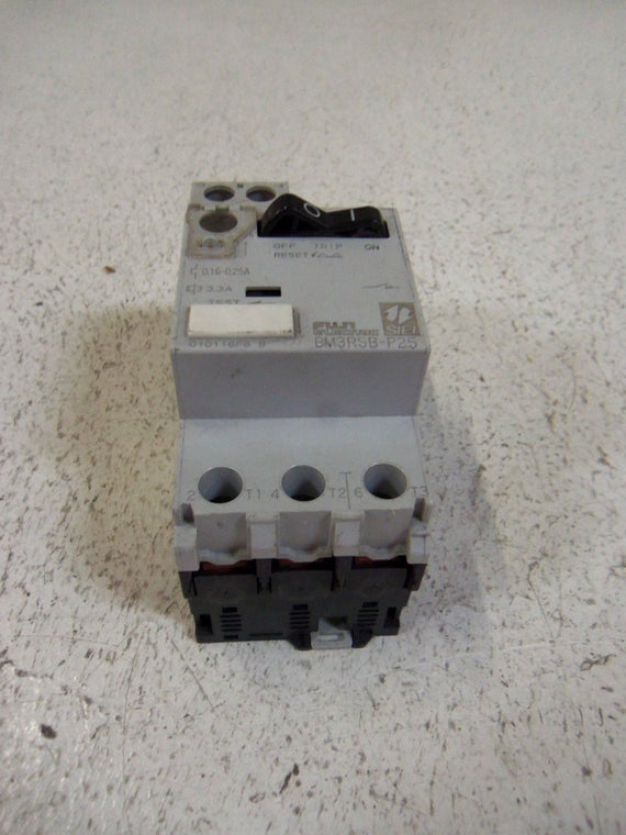 FUJI ELECTRIC MOTOR STARTER  BM3RSB-P25 *USED*
