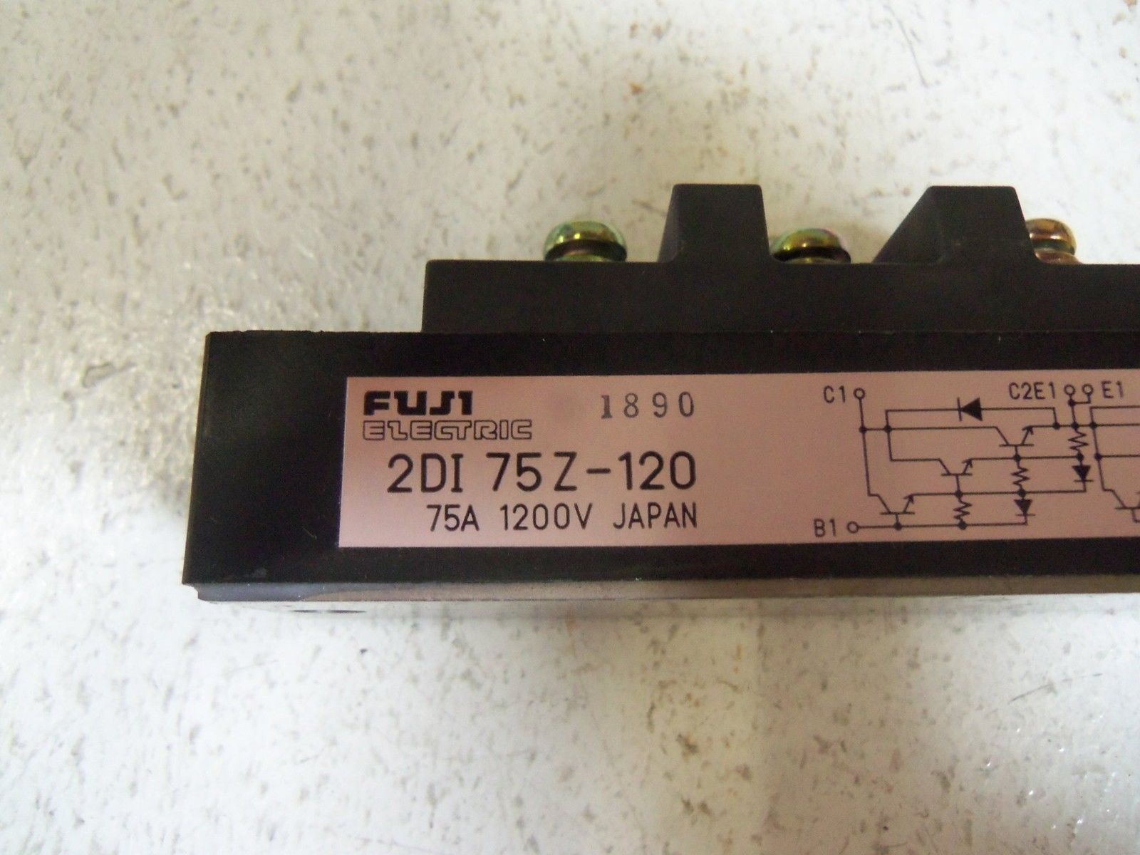FUJI ELECTRIC TRANSISTOR BLOCK 2DI75Z-120 NSNP
