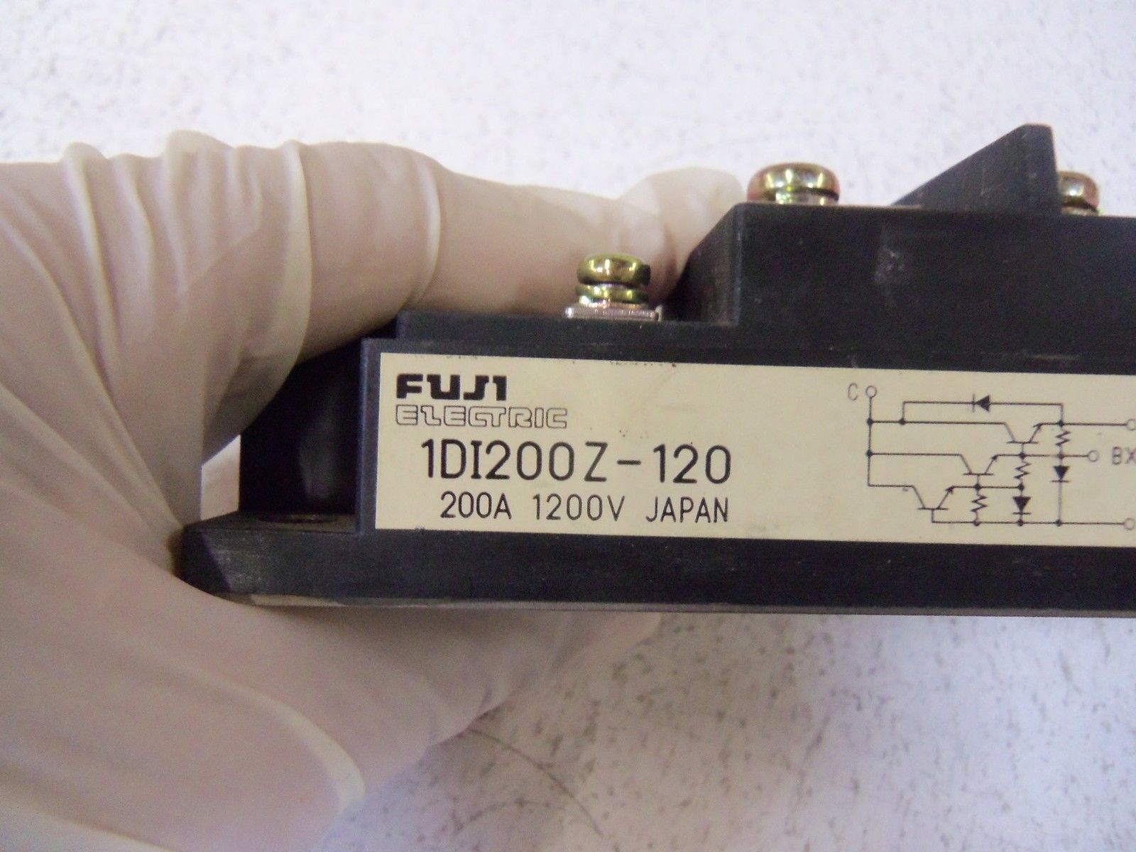 FUJI ELECTRIC TRANSISTOR BLOCK 1DI200Z-120 UNMP